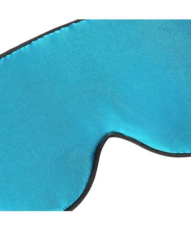 VenusCare Mulberry Silk Sleep Mask - Super Soft & Breathable Eye Mask for Men & Women - Adjustable Strap for Travel & Daytime Sleeping (Blue) - Buy Online on GoSupps.com
