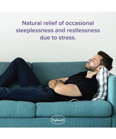 Natural Sleep Aid Pills by Hyland's - Stress Relief & Sleeplessness, 50 Quick Dissolving Tablets - Buy Online on GoSupps.com
