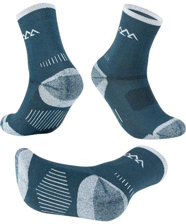 InnoTree Men's Merino Wool Hiking Socks 3 Pack - Full Cushioned Moisture-Wicking Micro Crew Socks - Buy Online on GoSupps.com