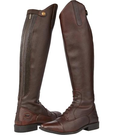 Rhinegold Elite Luxury Leather Riding Boots - Brown Laced Size 3 (EU36) - International Shipping Available - Buy Online on GoSupps.com