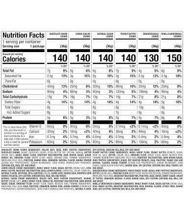 Nutrisystem Cookie Variety Pack 24ct - Guilt-Free Snacks for Healthy Weight Loss - Buy Online on GoSupps.com