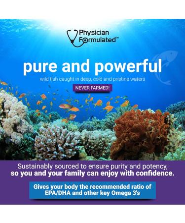 Physician Formulated Fish Oil Omega 3 3000mg per Serving - 915mg Epa 630mg Dha 2000mg Total Omega 3 6 9 XL - 180 Capsules - Buy Online on GoSupps.com