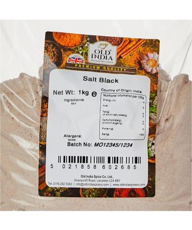 Old India Salt Black 1kg Salt 1kg - Buy Online on GoSupps.com