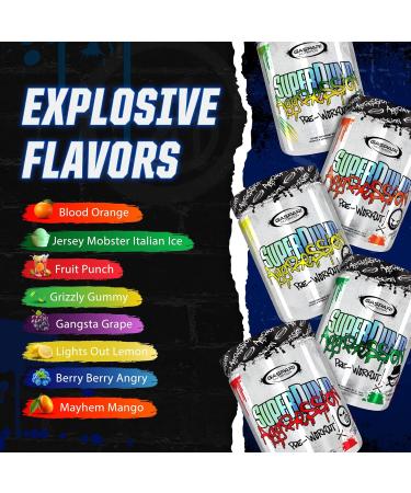 Gaspari Nutrition SuperPump Aggression Pre-Workout: Energy, Focus, Endurance, Recovery, Creatine and Caffeine (25 Servings, Berry Berry Angry) - Buy Online on GoSupps.com