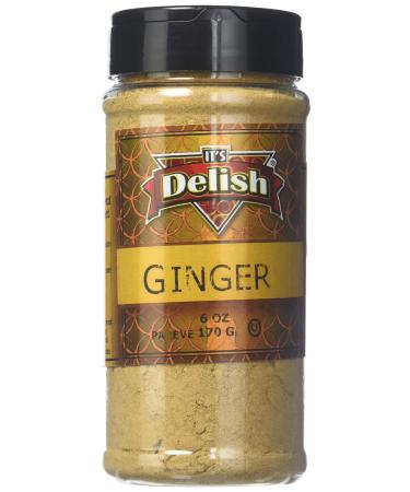 Ground Ginger Powder by Its Delish, Medium Jar, 6 oz