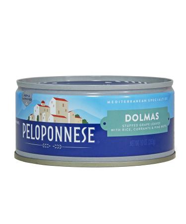 Peloponnese GRAPE LEAVE DOLMAS STUFFED 10 Ounce (Pack of 1) , B46754