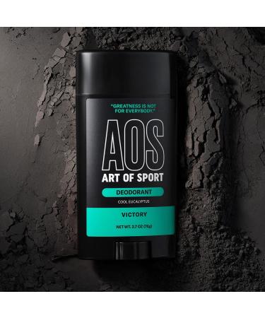 Art of Sport Men’s Deodorant Aluminum Free Eucalyptus Fragrance Made with Natural Botanicals - 2.7 Oz - Pack of 2 - Buy Online on GoSupps.com