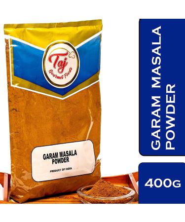 Taj Premium Indian Garam Masala Powder - 14 Ounce (Pack of 1) | Authentic Blend of Spices | Without Jar - Buy Online on GoSupps.com