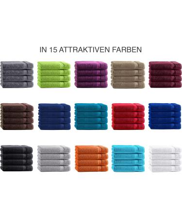 Class Home Collection Terry Cloth Bath Towels - 4 Pack 100% Cotton 70x140 cm Bordeaux - Luxury Bath Essentials for Home & Travel - Buy Online on GoSupps.com
