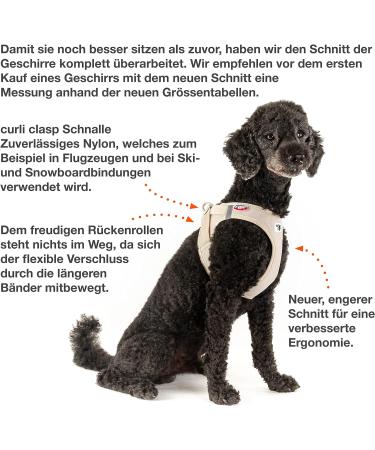 Curli Vest Harness - Air-Mesh Moss L Gr n | Comfortable & Stylish Dog Harness for International Shipping - Buy Online on GoSupps.com
