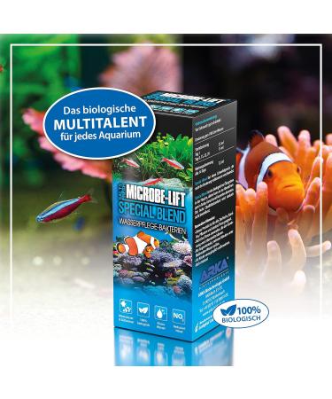 Buy Microbe Lift Special Blend 251ml - Living Bacteria for Water Cleaning in Sea & Freshwater Aquariums - Reduces Organic Waste & Nitrate - 100% Biological - Buy Online on GoSupps.com