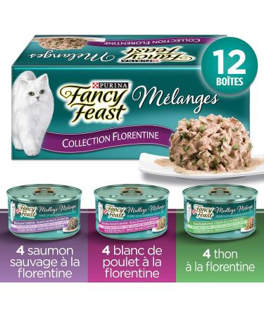 Fancy Feast Wet Cat Food Petites in Gravy Collection Variety Pack + Elegant Medleys Florentine Variety Pack Wet Cat Food + Wet Cat Florentine Food - Buy Online on GoSupps.com