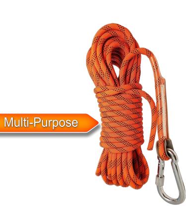 Woodland Home Magnet Fishing Rope | 2000LB Pull Force, 8mm Thick, 52FT, Durable Quality | For Fishing, Camping, Boating | Bright Orange - Buy Online on GoSupps.com