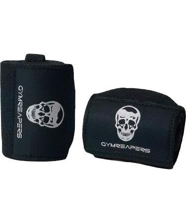 Gymreapers Competition Grade Weightlifting Wrist Wraps - 18 Professional Quality Support for Powerlifting & Bodybuilding - Buy Online on GoSupps.com