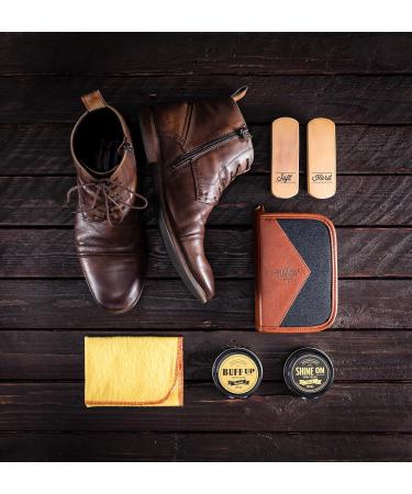 Gentlemen's Hardware Shoe Shine Kit | Charcoal - Buy Online on GoSupps.com