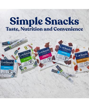 Lorissa's Kitchen Grass-Fed Beef Sticks - Jalapeno Flavor  1 oz - Pack of 24 - Buy Online on GoSupps.com