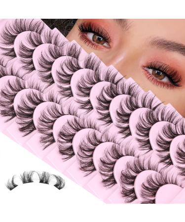 Cluster Lashes D Curl Russian Strip Lash Clusters Wispy False Eyelashes Natural Look Fluffy zanlufly Individual Lashes DIY 14MM 16MM Eyelashes Extension 6d Volume Soft Lashes Pack Cluster Russian Lashes-2