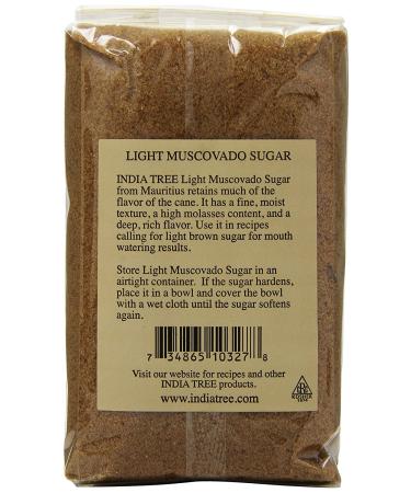 India Tree Light Muscovado Sugar - 16 oz Pack of 6 | Premium Natural Sweetener - Buy Online on GoSupps.com
