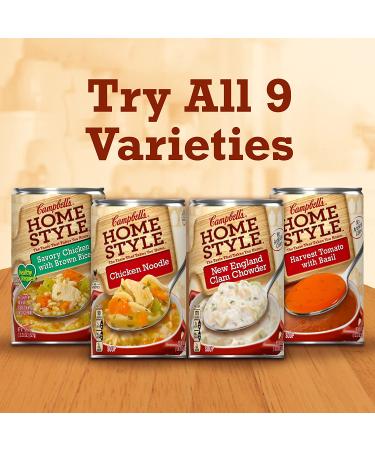 Campbell's Homestyle Healthy Request Savory Chicken Brown Rice Soup 18.6 Oz Can (Case of 12) - Buy Online on GoSupps.com