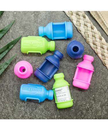 VIAL SAFE Insulin Bottle Protector Case - 3-Pack Lt. Green | Reusable & Durable Silicone Sleeve for Diabetes - Buy Online on GoSupps.com