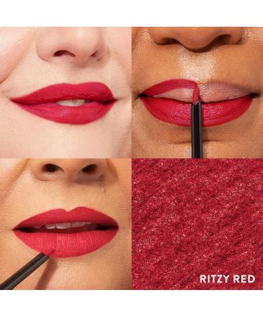 LAURA GELLER NEW YORK Modern Classic Lip Liner in Ritzy Red - Long Lasting & Prevents Feathering - Buy Online on GoSupps.com