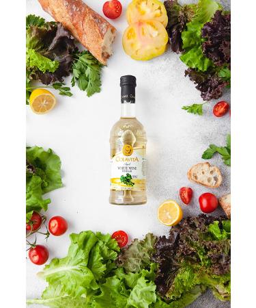 Colavita Aged White Wine Vinegar - 17 fl. oz. | Premium Flavor for Cooking & Dressing - Buy Online on GoSupps.com