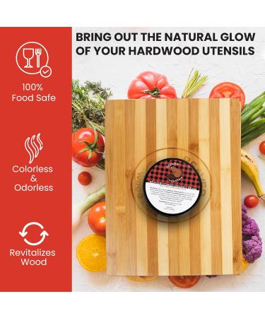 Cutting Board Cream by Beaver Wood Care - Food Grade Mineral Oil & Beeswax Blend for Wood Polish & Wax - 120ml/4oz | Best Care for Butcher Block & Wooden Utensils - Buy Online on GoSupps.com