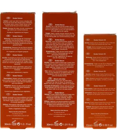 Gold Serums Bag Set Snail Repairing Serum Moisturiser and Ultra Eye Revive Plus 400 Gram - Buy Online on GoSupps.com