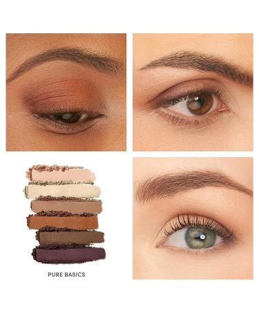 jane iredale PurePressed Eye Shadow Palette | Highly Pigmented with Minerals & Botanical Extracts | Long Lasting & Crease Resistant | Safe for Sensitive Eyes - Pure Basics - Buy Online on GoSupps.com