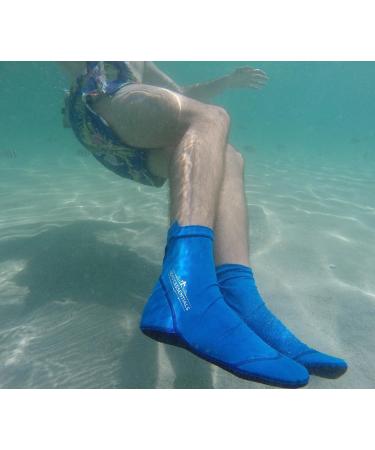Nordic Essentials Beach Socks (1 Pair) - Blue Large | Perfect for Beach Volleyball & Soccer | Kids, Women & Men - Buy Online on GoSupps.com