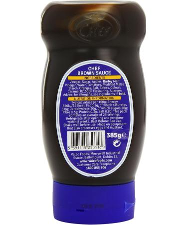 Chef Sauce Brown 385g Squeezy Bottle - Delicious and Convenient Top Down Pouring - Buy Online on GoSupps.com
