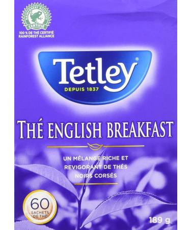 Tetley Tea Orange Pekoe 300 Count & English Breakfast Black Tea - 60 Tea Bags 189 Grams Contains Caffeine - Buy Online on GoSupps.com