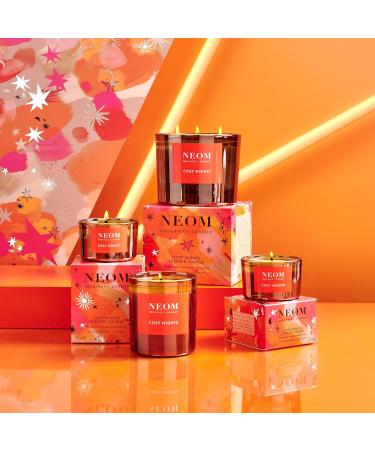 Buy NEOM Cosy Nights Luxury Scented Candle - Sandalwood Frankincense & Nutmeg | Essential Oil Aromatherapy Gift | International Shipping Available - Buy Online on GoSupps.com