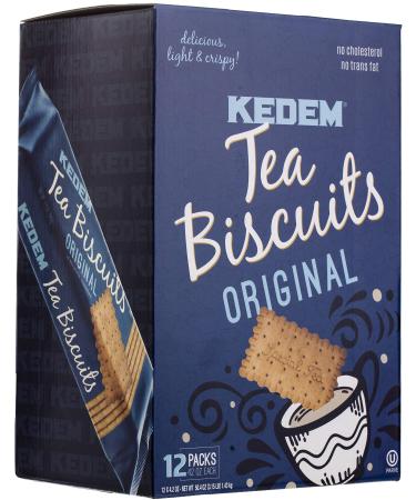 Kedem Tea Biscuits (Plain, 12 Pack)
