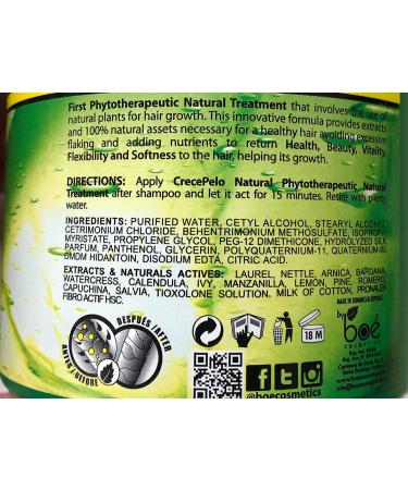 Boe Crece Pelo Treatment Jar 8oz - Hair Growth & Strengthening Formula - Buy Online on GoSupps.com