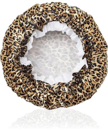 TGIN Slip Free Satin Bonnet 3 Pack - Women's Protective Hair Cover for Wavy, Natural, Curly Hair - Pink Black Leopard Print - Buy Online on GoSupps.com