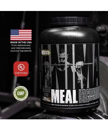 Animal Meal - All Natural High Calorie Meal Shake - Egg Whites  Beef Protein  Pea Protein  Vanilla Vanilla 5.3 Pound (Pack of 1) - Buy Online on GoSupps.com