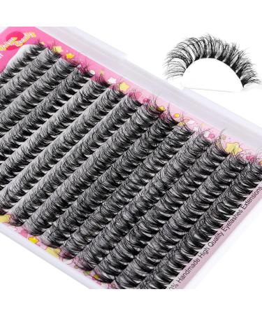 Wiwoseo Fluffy Lash Clusters Kit â€“ 40P Individual Eyelashes (9-16MM), Lash Bond & Seal Glue, Tweezers Included for Self Application - Buy Online on GoSupps.com