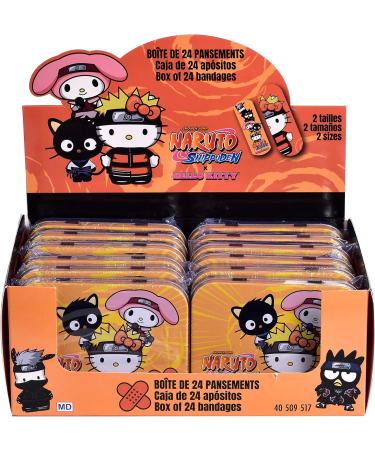 Naruto Children's Plaster Set - 4 Pieces in Metal Box | Licensed Design & Storage for Kids | Perfect for Backpacks & Handbags - Buy Online on GoSupps.com