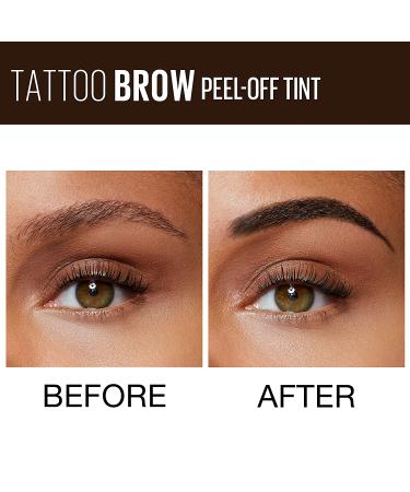 Maybelline Brow Tattoo Longlasting Tint - Dark Brown 4.9ml | Perfect Eyebrow Definition - Buy Online on GoSupps.com