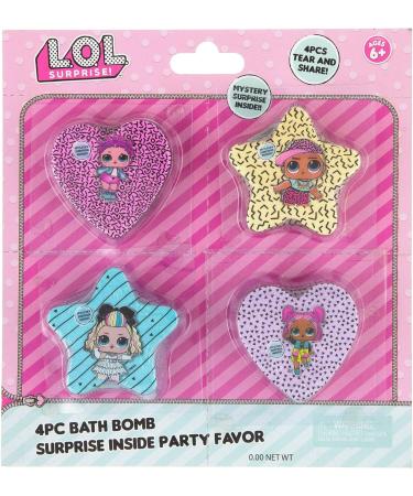 L.O.L. Surprise! Party Favors 4PC Children Bath Bomb Package - Non Toxic Spa Gifts for Girls - Buy Online on GoSupps.com