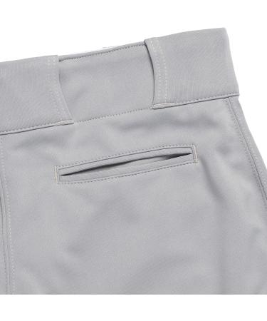 CHAMPRO Open-Bottom Baseball Pant - Loose-Fit, Adjustable Inseam, Reinforced Sliding Areas - Large, Grey - Buy Online on GoSupps.com
