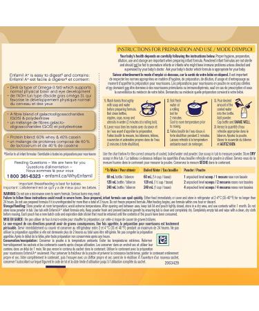 Enfamil A+ Baby Formula Powder Tub DHA (a type of Omega-3 fat) to help support brain development Age 0-12 months 663g Pack of 6 - Buy Online on GoSupps.com