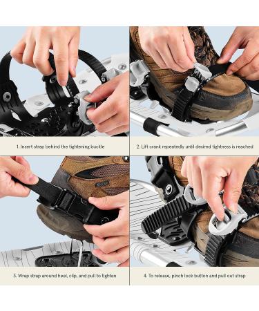 Retrospec Drifter Kids Snowshoes & Trekking Poles Bundle - Brash Blue 14 Inch - All Terrain, Adjustable Binding, Carry Bag, Lightweight Aluminum Sticks - Boys & Girls Walking & Hiking Set - Buy Online on GoSupps.com