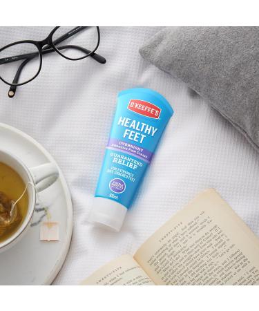 O Keeffe s Healthy Feet Overnight 5 x 80ml Tubes Intensive Foot Cream for Extremely Dry Cracked Feet | Visible Results in 1 Night 5 Count (Pack of 1) - Buy Online on GoSupps.com