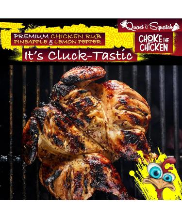  Quasi & Squatch Quasi & Squatch BBQ Bottles - SlumHog Millionaire (Pork Rub) & Chicken Rub | BBQ Seasoning - Two Large BBQ Bottles 440g - Buy Online on GoSupps.com