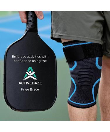 Knee Brace for Running - Adjustable Support for Men & Women - Effective Meniscus Tear Relief - Comfortable Black Design (Medium - Buy Online on GoSupps.com