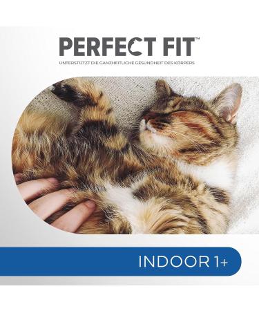 Perfect Fit Indoor Cat Food - Anti-Hairball Chicken & Peas in Sauce 12x85g Portions for Adult Cats - Buy Online on GoSupps.com