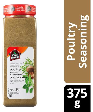 Club House Quality Natural Herbs & Spices Poultry Seasoning 375g - Buy Online on GoSupps.com