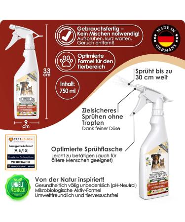 Weidebach Odor & Stain Remover for Pet Smells | Biodegradable Ready-to-Use Effective Against Stubborn Urine Stains | Buy Online Internationally - Buy Online on GoSupps.com